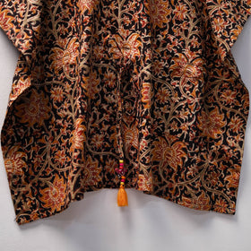 Black - kalamkari cotton kids kaftan (3-4 years) 59