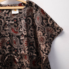 Black - kalamkari cotton kids kaftan (3-4 years) 82