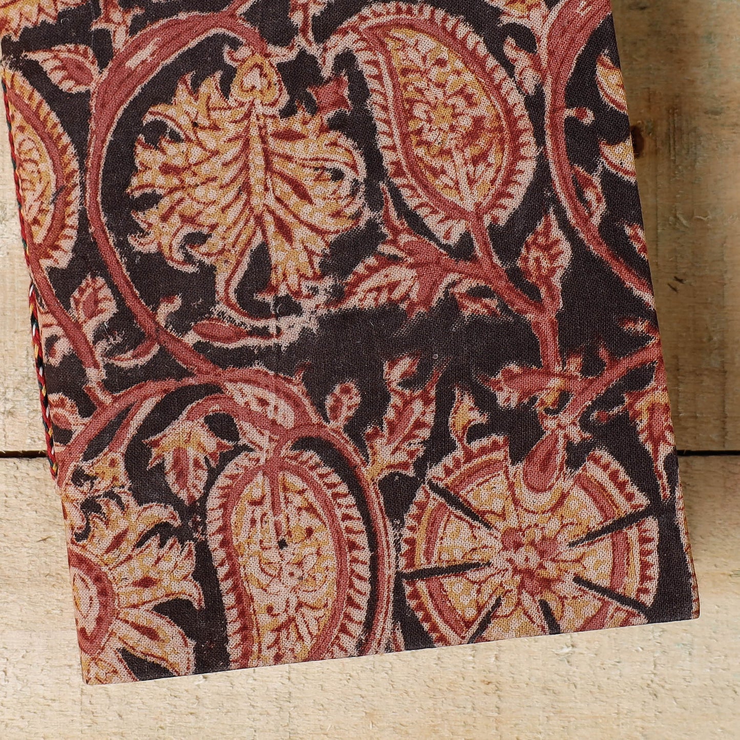 Buy Kalamkari Fabric Cover Handmade Paper Notebook Online at iTokri.com