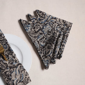 Kalamkari hand table napkins (set of 4) 06 - handcrafted