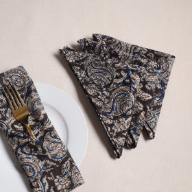 Kalamkari hand table napkins (set of 4) 07 - handcrafted