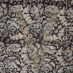 Kalamkari Print Hand Embroidery Cotton Blouse Piece 