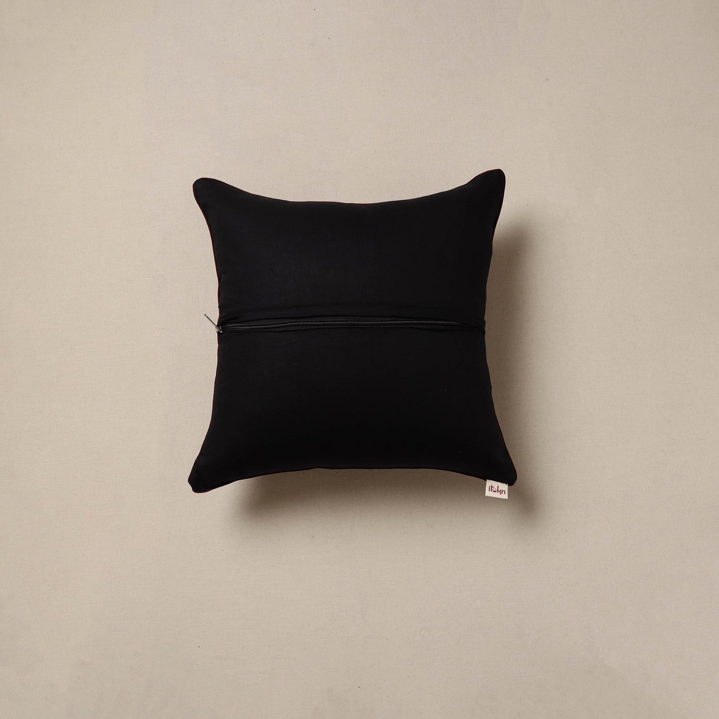 Hand kalamkari cushion cover 50 - handcrafted