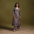 Kalamkari printed cotton 2pc kurta set for women 10