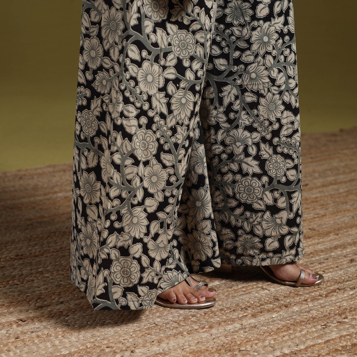 Kalamkari printed cotton 2pc kurta set for women 14