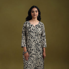Kalamkari printed cotton 2pc kurta set for women 14