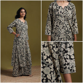 Kalamkari printed cotton 2pc kurta set for women 14