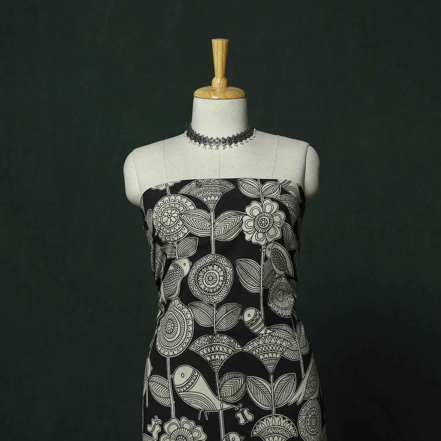 Kalamkari printed cotton 2pc unstitched dress material 16