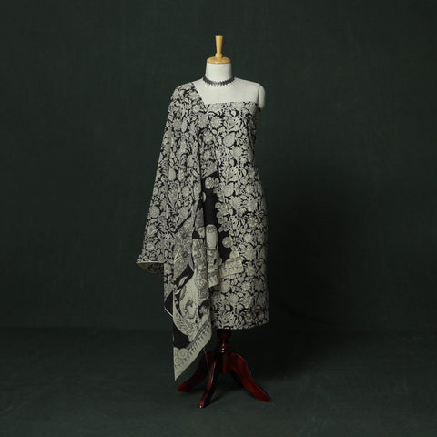 Kalamkari printed cotton 2pc unstitched dress material 17