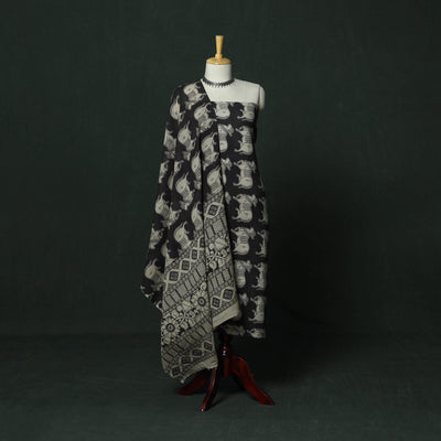 Kalamkari printed cotton 2pc unstitched dress material 21