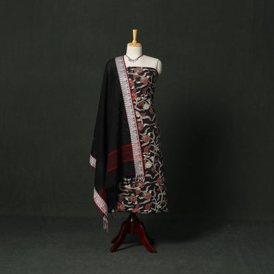 Kalamkari printed cotton 2pc unstitched dress material