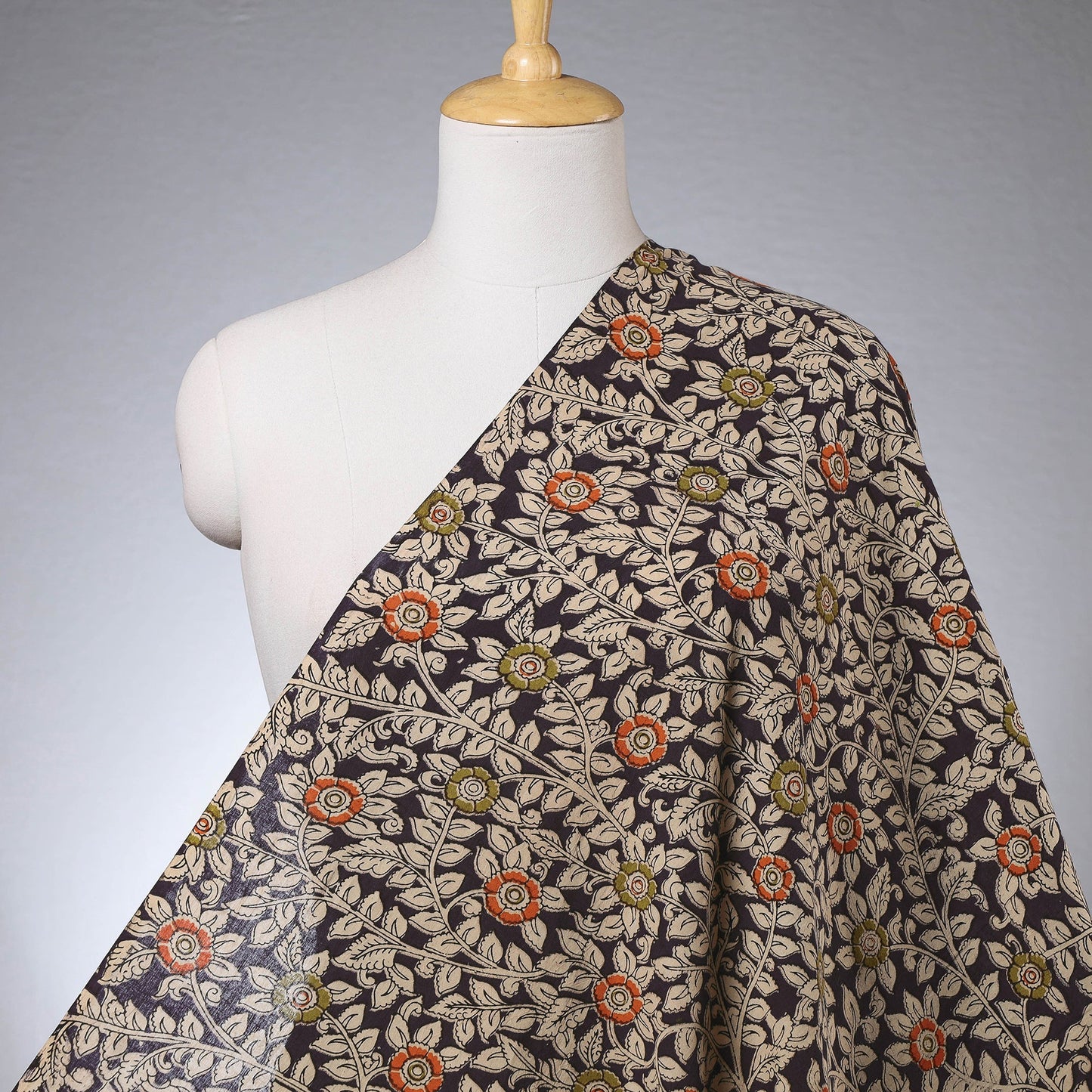 Buy Kalamkari Printed Cotton Fabric Online l iTokri.com