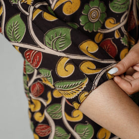 Buy Kalamkari Printed Cotton Kurta Online at iTokri.com