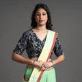 Buy Kalamkari Block Printed Cotton Stitched Blouse Online at iTokri.com