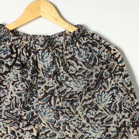 Black - kalamkari printed cotton unisex boxer/shorts