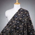 Black - kalamkari printing natural dyed cotton fabric