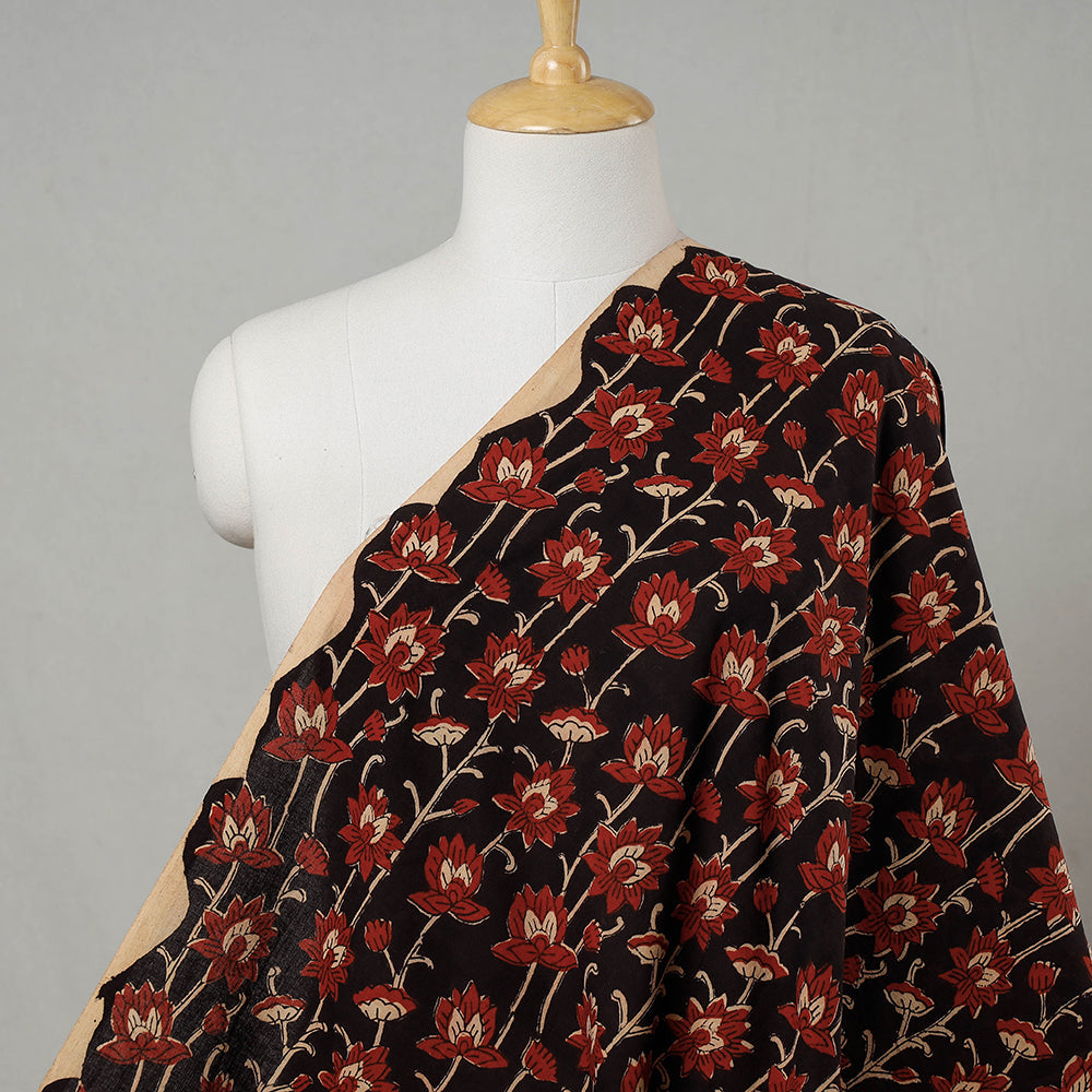 Block Printed Cotton Bagru Fabric