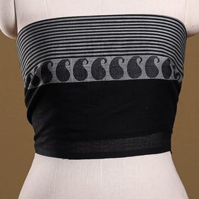 Kanchipuram cotton blouse piece 46 - handcrafted