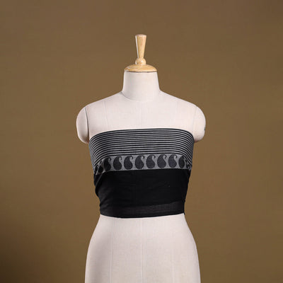 Kanchipuram cotton blouse piece 46 - handcrafted