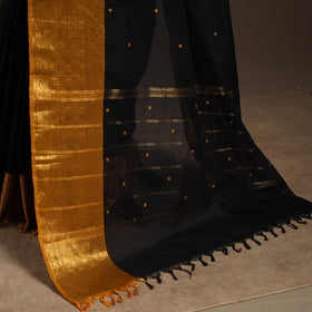 Black - kandangi buti chettinad cotton saree with border 55
