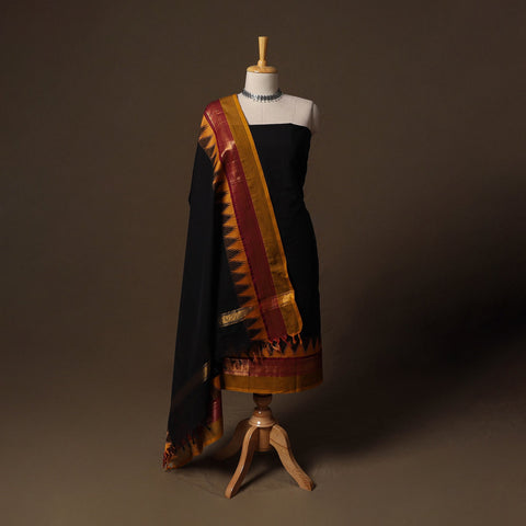 Kandangi chettinad cotton 2pc unstitched dress material 10
