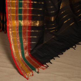 Black - kandangi chettinad cotton saree with border 26