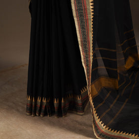 Black - kandangi chettinad cotton saree with border 71