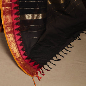 Black - kandangi chettinad cotton saree with border 94