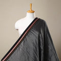 Buy Black Karnataka Weave Cotton Khun Fabric