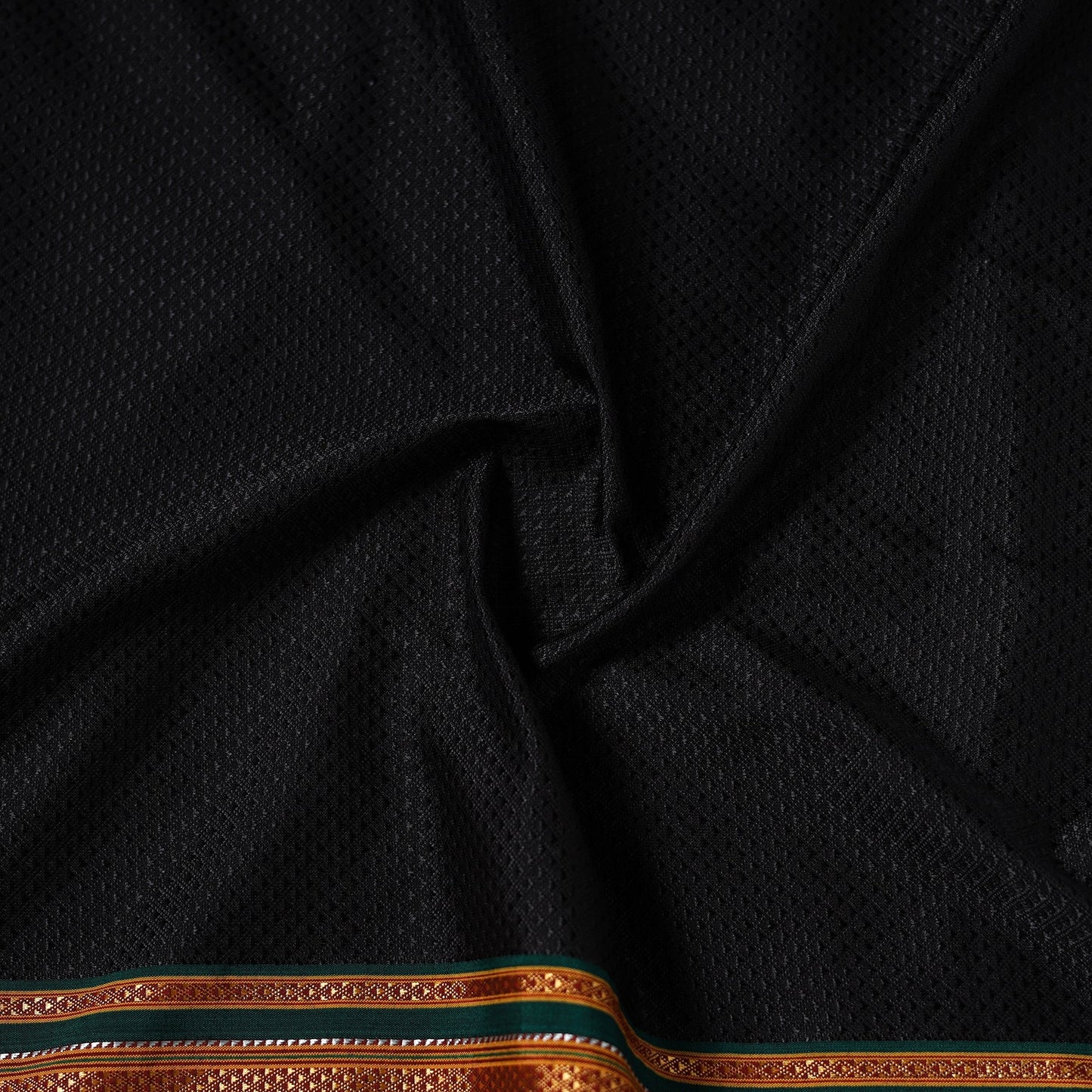 Karnataka weave cotton khun fabric 17 - handcrafted