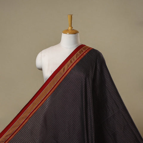 Karnataka weave cotton khun fabric 29 - handcrafted