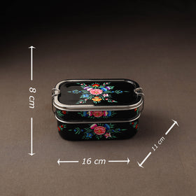 Kashmir enamelware floral handpainted stainless steel 2