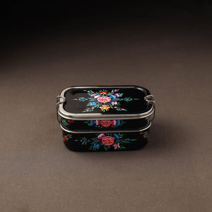 Kashmir enamelware floral handpainted stainless steel 2