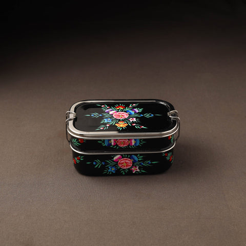 Kashmir enamelware floral handpainted stainless steel 2