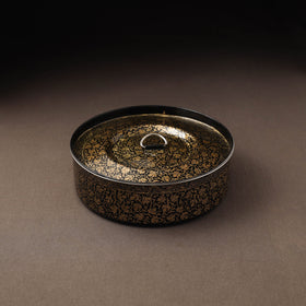 Kashmir enamelware floral handpainted stainless steel