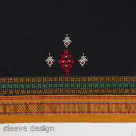 Buy Kasuti Embroidery Unstitched Khun Silk Cotton Blouse Piece 