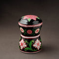 Black Kavad Handpainted Stainless Steel Multi Utility Canister