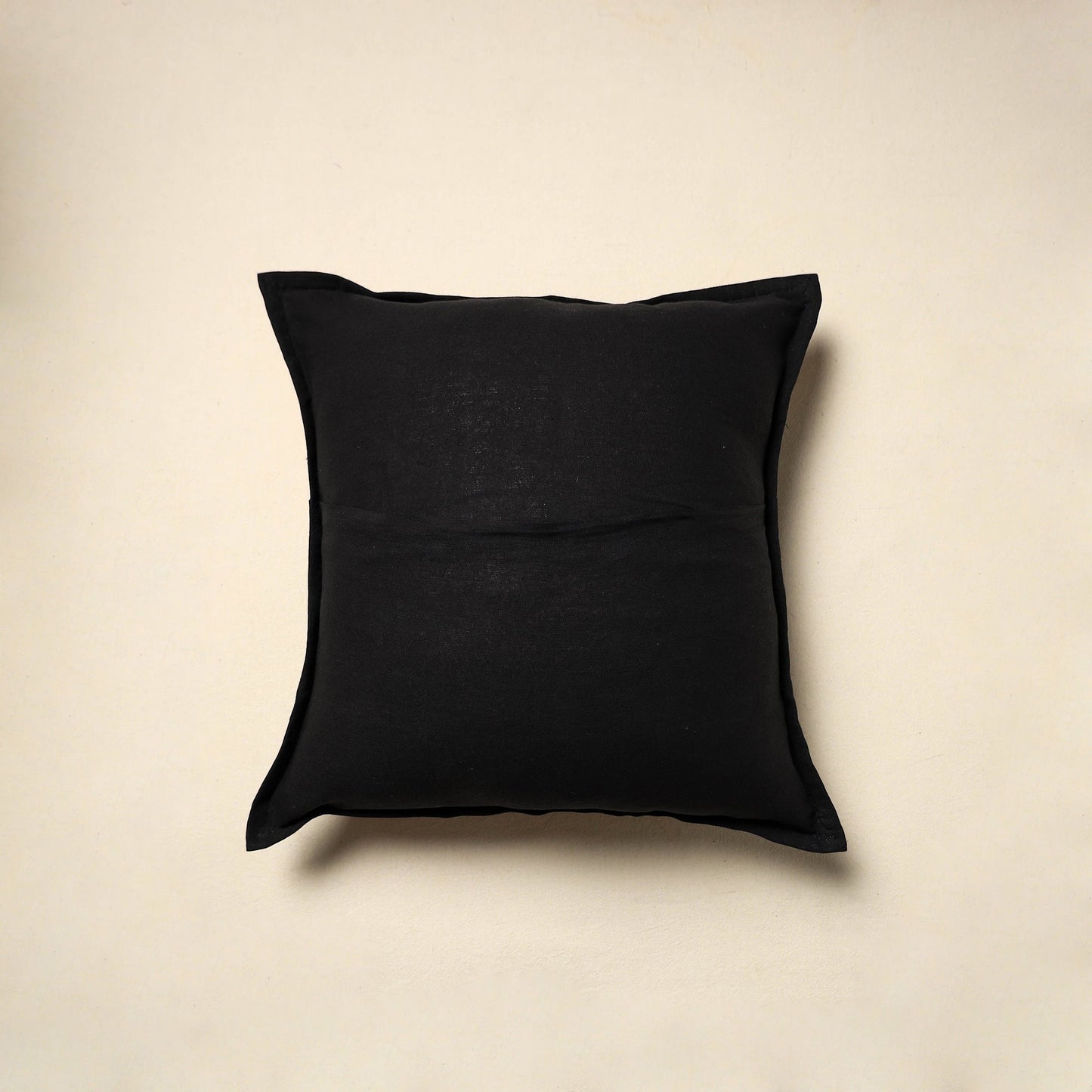 Khambadiya patchwork hand embroidery cushion cover (16 x 16