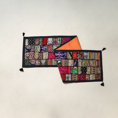 Khambadiya patchwork table runner (71 x 16 in) 05