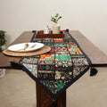 Khambadiya patchwork table runner (71 x 16 in) 12