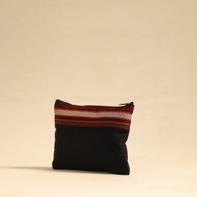  Black Khun Fabric Quilted Cotton Utility Pouch