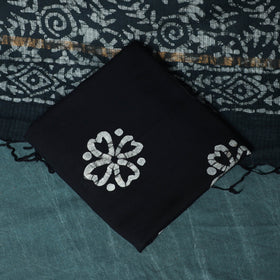 Kota doria cotton hand block batik print 3pc unstitched