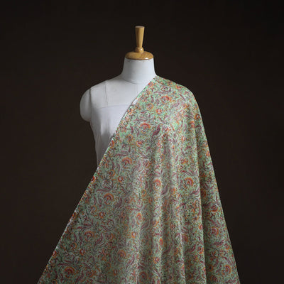 Kota doria cotton hand block sanganeri print fabric 02