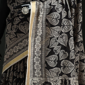 Kota doria cotton printed kalamkari saree 05 - handcrafted