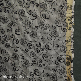 Kota doria cotton printed kalamkari saree 16 - handcrafted