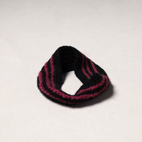 Black - kullu karishma hand knitted merino wool headband 35