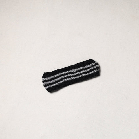Black - kullu karishma hand knitted merino wool headband 38