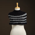 Black - kullu karishma hand knitted merino wool neck warmer