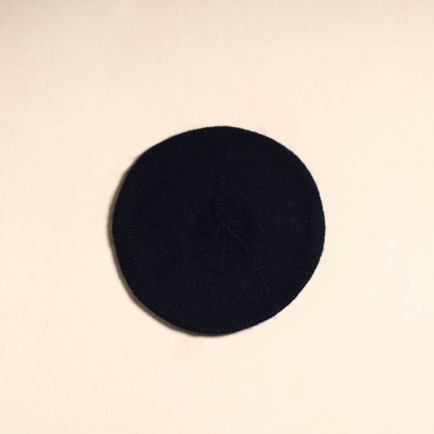 Black - kumaun hand knitted woollen beret cap 43