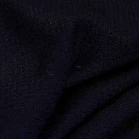 Black - kumaun handwoven merino woollen fabric 07